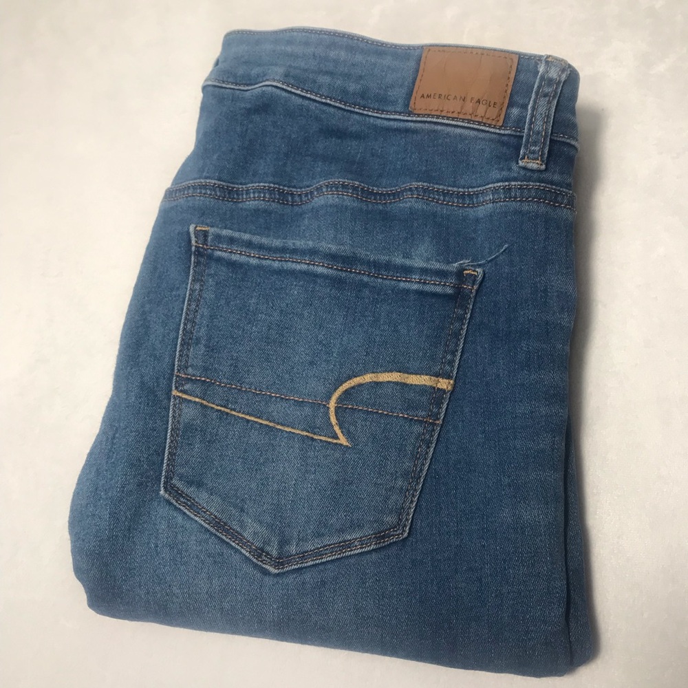 American Eagle Outfitters Women's Blue Skinny Jeans